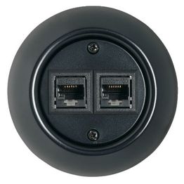 Telerasia Schneider Electric Renova 2xRJ45, Cat 6, valkoinen