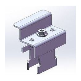 Aurinkopaneelin päätykiinnike SolarClick K, 1kpl, eri kokoja