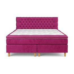 Sänkypaketti Estelle, 210x210 cm, sametti, vaaleanpunainen (42695)