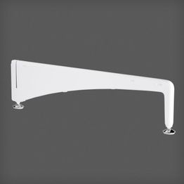 Säädettävä jalka Elfa Classic 560x34x135 mm valkoinen