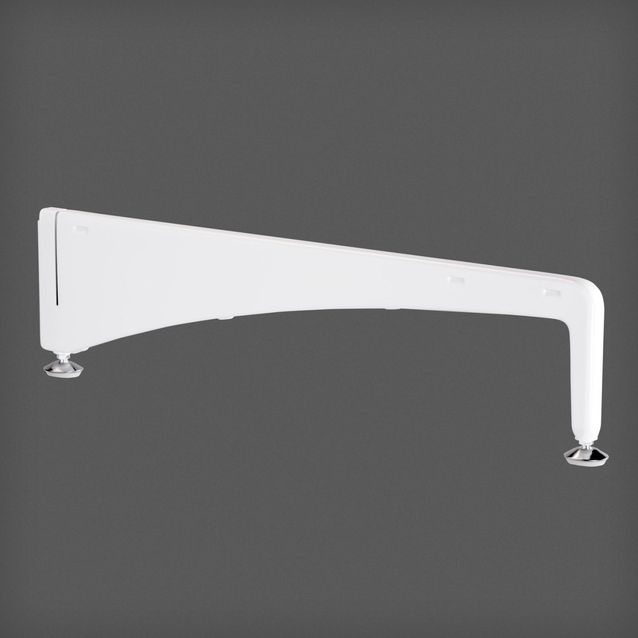 Säädettävä jalka Elfa Classic 560x34x135 mm valkoinen