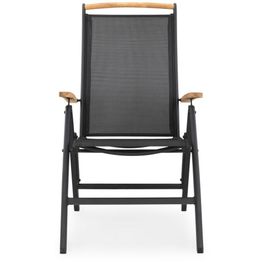 Säätötuoli Las Vegas, musta/tiikki