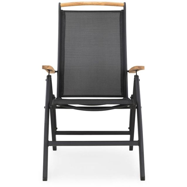 Säätötuoli Las Vegas, musta/tiikki