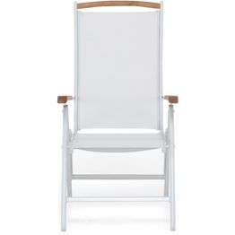 Tuoli Las Vegas säädettävä valkoinen/tiikki