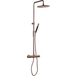 Sadesuihkusetti Tapwell TVM7200 Copper, termostaattihanalla, suihkupää ⌀250mm, kiiltävä kupari