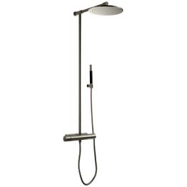 Sadesuihkusetti Tapwell TVM300 Brushed Nickel, termostaattihanalla, suihkupää 300mm, harjattu nikkeli