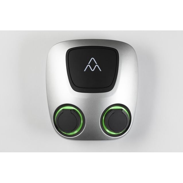 Sähköauton latausasema Charge Amps Aura, 2x22 kW, 3-vaihe, 32A, RFID, OCPP, 4G