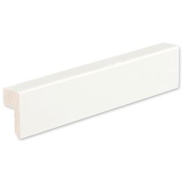 Jalkalista Siparila Kiille 20x42x3600 mm johtouralla puhtaanvalkoinen 8 kpl/pak