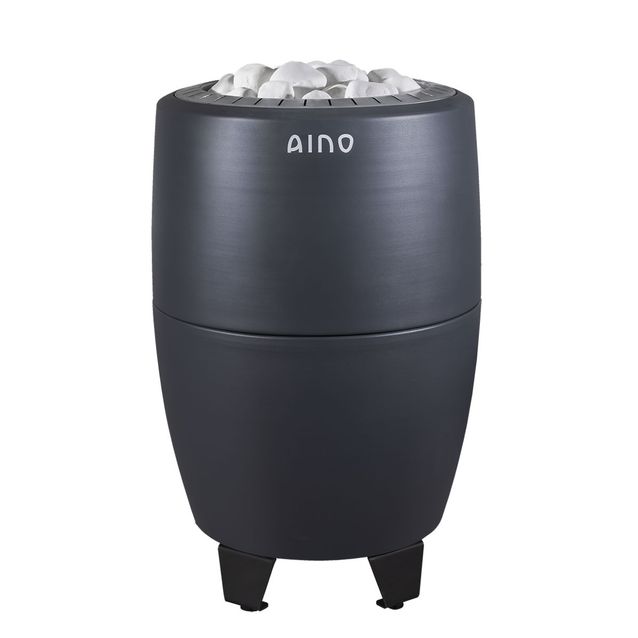 Sähkökiuas Aino-kiuas 9 kW 8-12m³ erillinen ohjaus harmaa