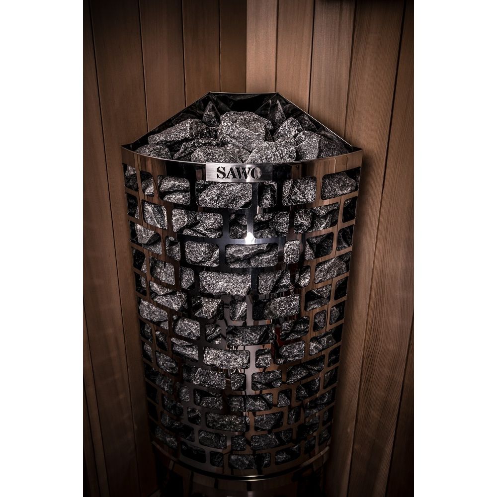 Sähkökiuas Aries Corner 6 kW (5-9 m³) kiinteä ohjauskeskus lisäkuva 1