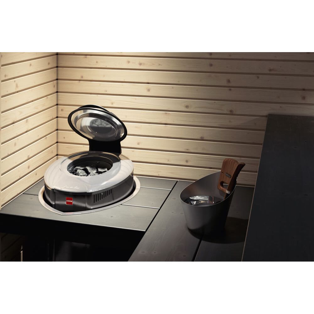 Sähkökiuas Harvia Aina Valmis Forte AFB9 9 kW 10-15 m³ erillinen ohjaus musta lisäkuva 3