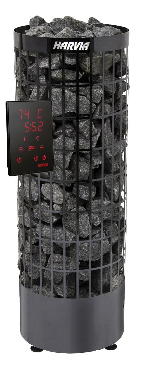 【新品】HARVIA CILINDRO PC70XE BLACK専用タッチパネル Sähkökiuas Harvia Cilindro Xenio PC70XE Black Steel 7 kW 6-10 m³