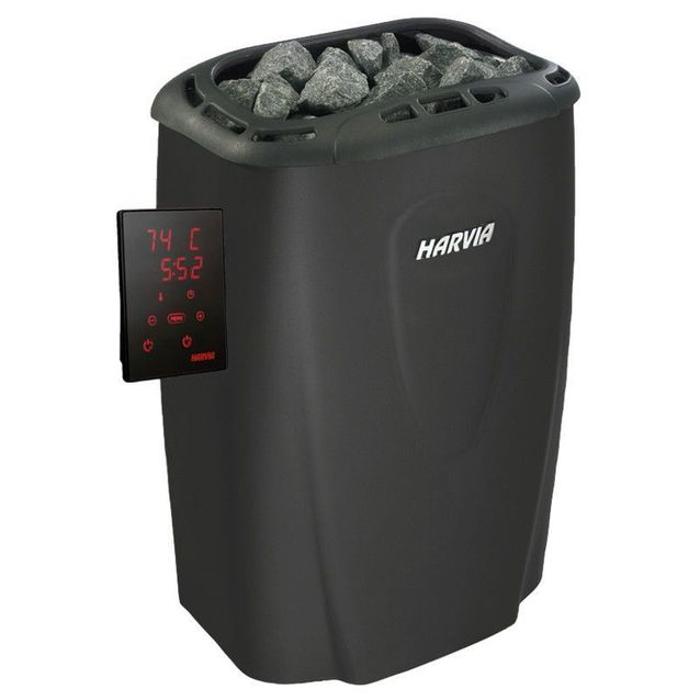 Sähkökiuas Harvia Moderna V45XE Black 4,5 kW 3-6 m³ erillinen ohjaus