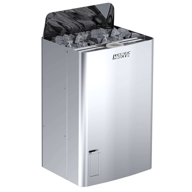 Sähkökiuas Harvia The Wall Combi SW45S 4,5 kW 3-6 m³ manuaalitäyttö erillinen ohjaus