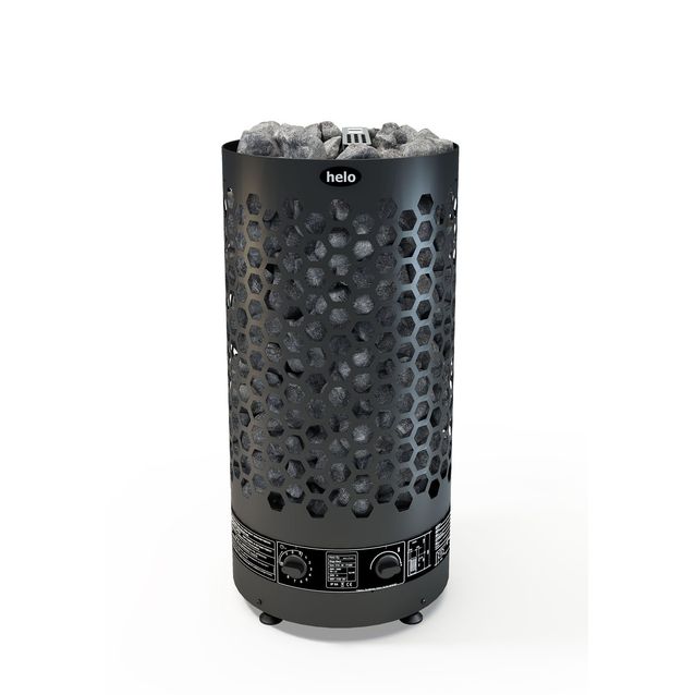 Sähkökiuas Helo Ringo black 60 STJ WT 6,0 kW (5-9 m³) musta