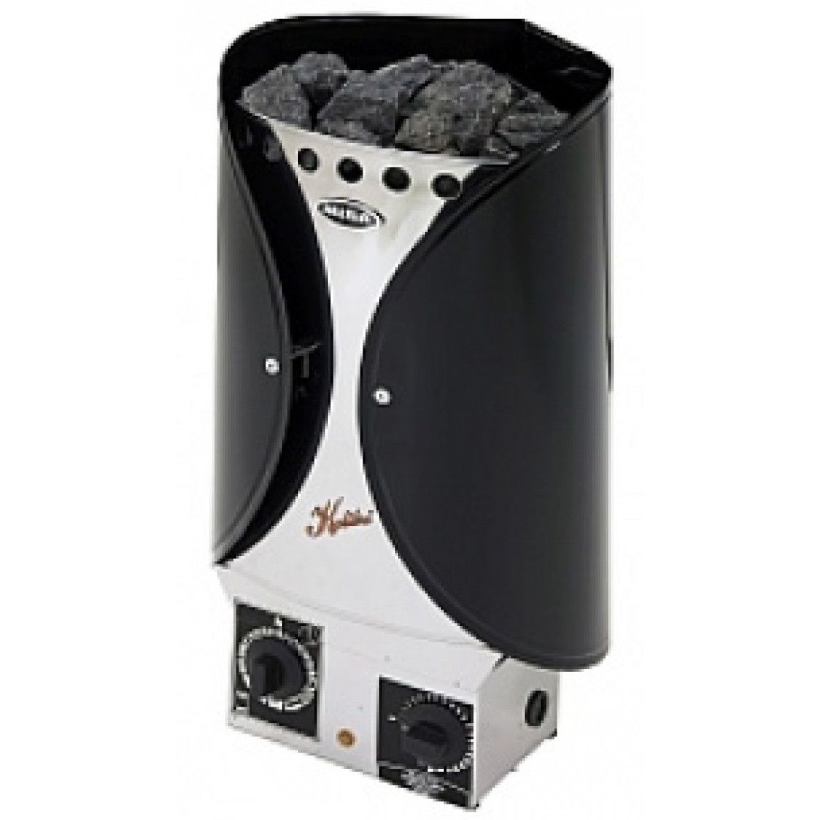 Sähkökiuas Misa Kolibri 12533K 3,6 kW 1,5-4 m³ kiinteä ohjaus musta