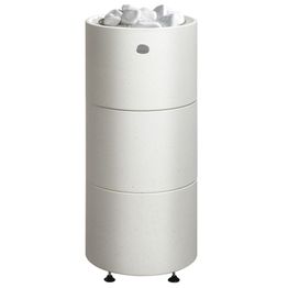 Sähkökiuas Tulikivi Kuura 1 68, 6.8kW, 5-9m³, valukivi, erillinen ohjaus, valkoinen