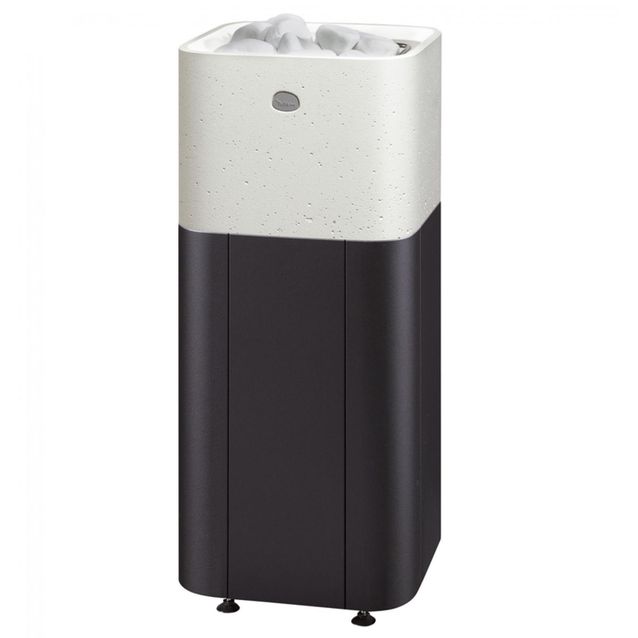 Sähkökiuas Kuura 2 90 integroitu 9,0 kW (8-13 m³) erillinen ohjauskeskus valukivi integroitu valkoinen