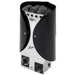 Sähkökiuas Misa Kolibri 12545K 4,5 kW 3-6 m³ kiinteä ohjaus musta