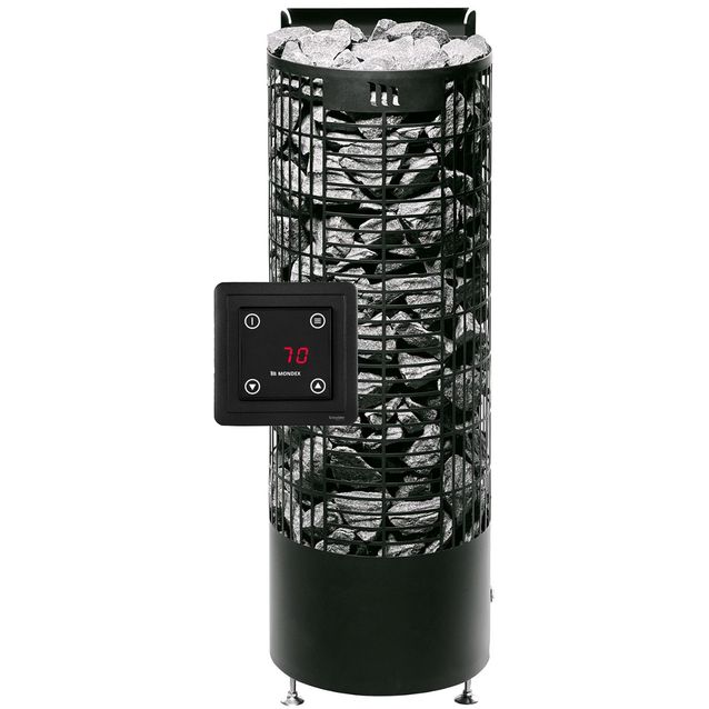 Sähkökiuas Mondex Kalla E2 9 kW 8-14 m³ erillinen ohjaus musta