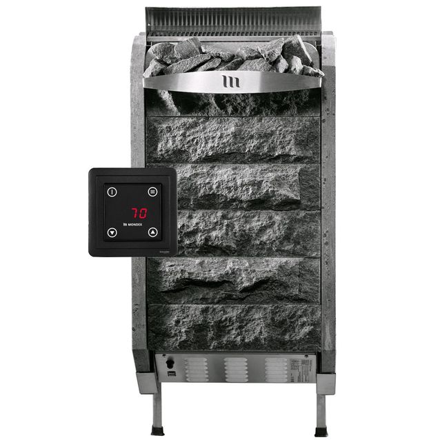 Sähkökiuas Mondex Louhi E2 WIFI 6,6 kW 5-9 m³ erillinen ohjaus