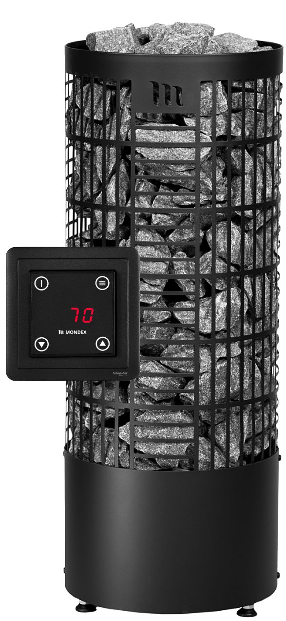 Sähkökiuas Harvia Cilindro Xenio PC70XE Black Steel 7 kW 6-10 m³