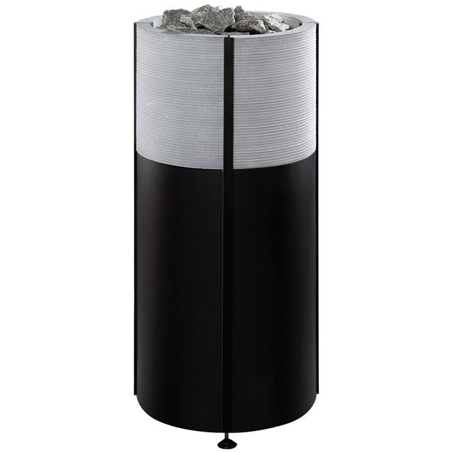 Sähkökiuas Naava 105 integroitu 10,5 kW (9-15 m³) erillisellä ohjauskeskuksella vuolukivi