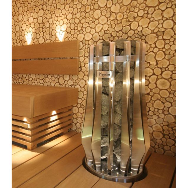 Sähkökiuas Nuoli valoilla 10,5 kW (10-20 m³)