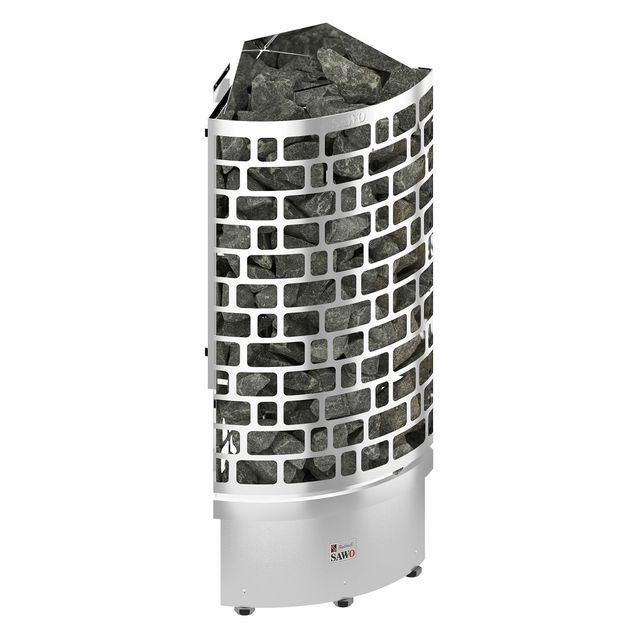 Sähkökiuas Sawo Aries Corner 6 kW (5-8 m³) erillinen ohjauskeskus