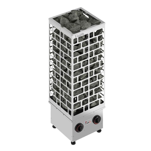 Sähkökiuas SAWO Cubos 6 kW 5-9 m³ kiinteä ohjaus