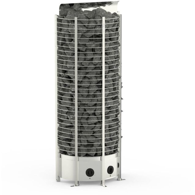 Sähkökiuas Sawo Wall Tower 8 kW (7-13 m³) kiinteä ohjauskeskus