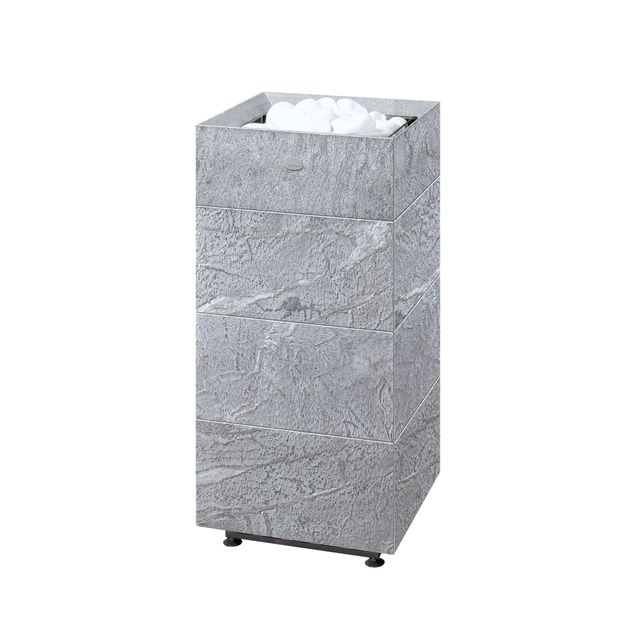 Sähkökiuas Tulikivi Tuisku 9 kW S1 (8-13m³) harjattu vuolukivi