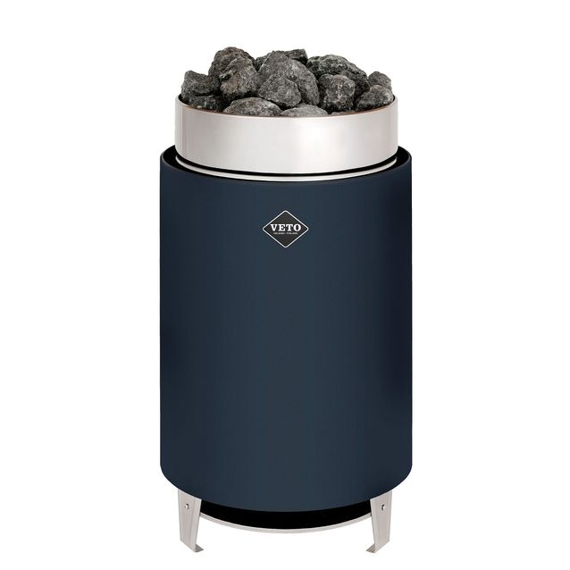 Sähkökiuas VETO SK10 10 kW 10-16 m³ kiinteä/erillinen ohjaus sininen