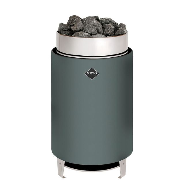 Sähkökiuas VETO SK10 10 kW 10-16 m³ kiinteä/erillinen ohjaus vihreä