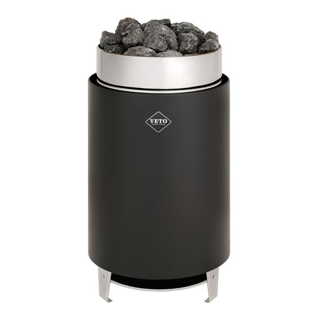 Sähkökiuas VETO SK17 17,5 kW 18-28 m³ erillinen ohjaus musta