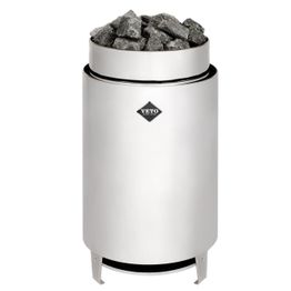 Sähkökiuas VETO SK17 17,5 kW 18-28 m³ erillinen ohjaus kiiltävä rosteri