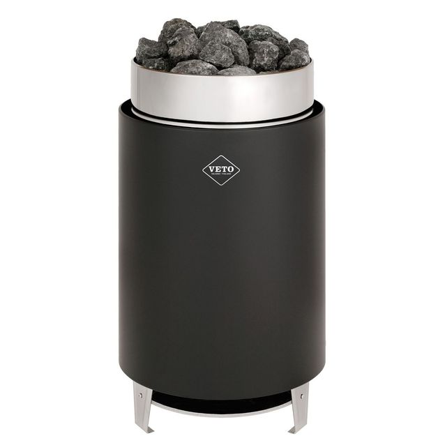 Sähkökiuas VETO SK20 20 kW 22-32 m³ erillinen ohjaus musta