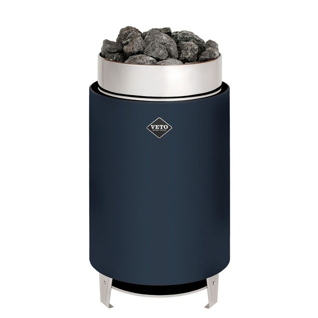 Sähkökiuas VETO SK5 4,9 kW 4-7 m³ kiinteä/erillinen ohjaus sininen