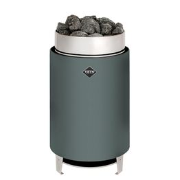 Sähkökiuas VETO SK5 4,9 kW 4-7 m³ erillinen ohjaus vihreä