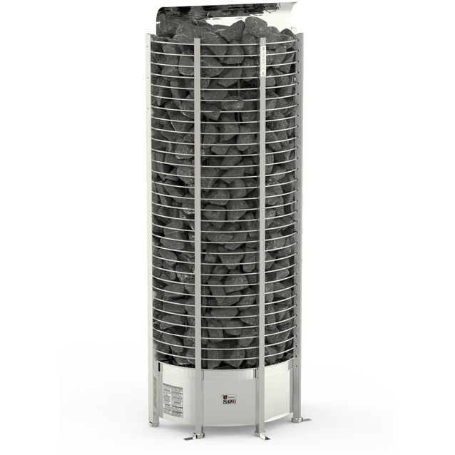 Sähkökiuas Sawo Wall Tower 12kW (11-18 m³) erillinen ohjauskeskus