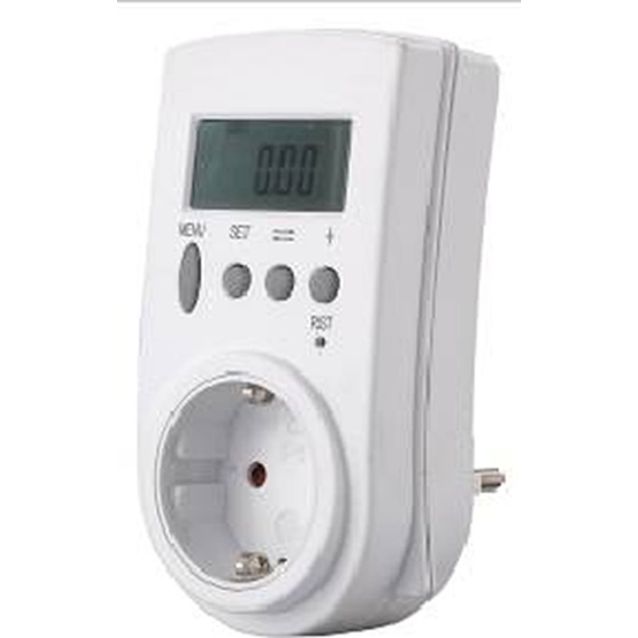 Sähkönkulutusmittari Gelia 110-230V maadoitettu 5-3680W