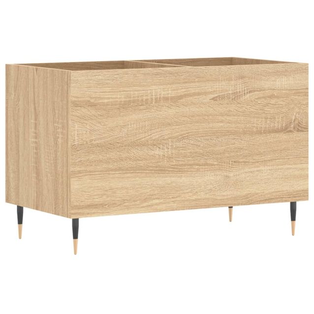 Säilytyskaappi LP-levyille Sonoma-tammi 74,5x38x48 cm puu (31719)
