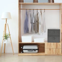 Säilytyslaatikot 2kpl, 43x34x23cm, kangas, eri värejä