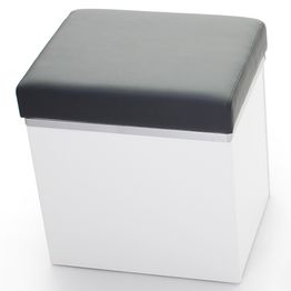 Säilytysrahi Ido Glow pyykkikassilla valkoinen