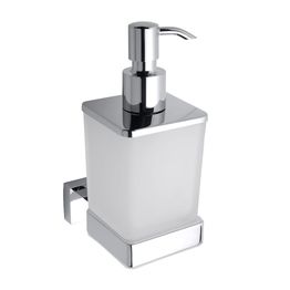 Saippua-annostelija Bemeta Plaza seinään kiinnitettävä kromi