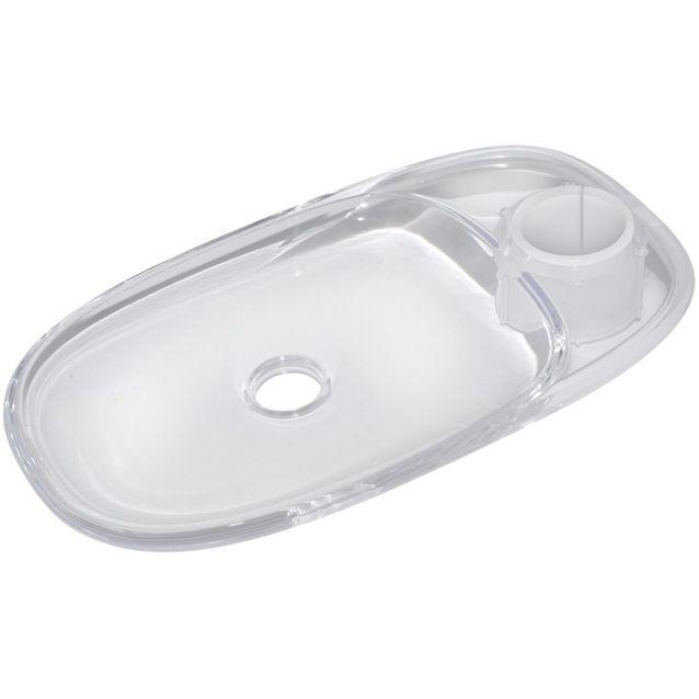 Saippuakuppi Gustavsberg, suihkutankoon, 23 x 141 x 83 mm, väritön