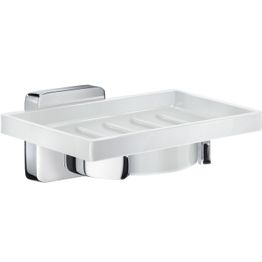 Saippuakuppiteline Smedbo Ice posliinikupilla OK342P