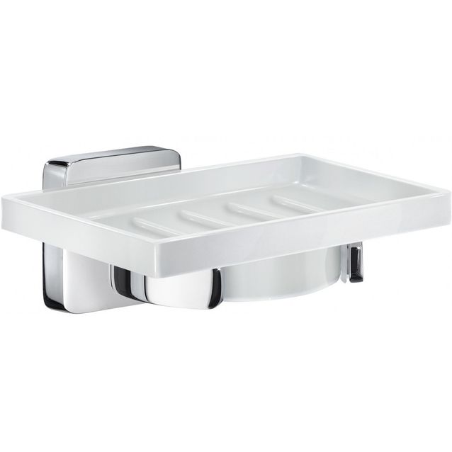 saippuakuppiteline smedbo ice ok342p kuppi posliinia