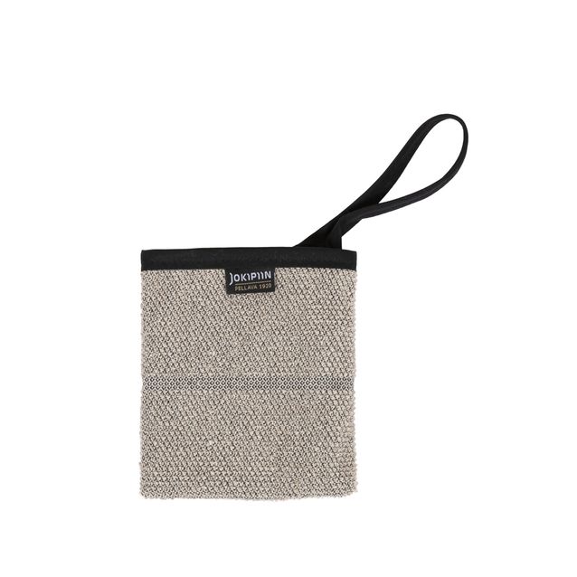 Saippuapesin Jokipiin Pellava Laituri 13x13 luonnonväri/musta