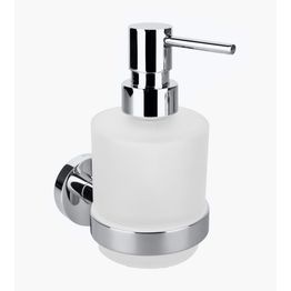 Saippua-annostelija Bemeta Omega seinään kiinnitettävä lasi